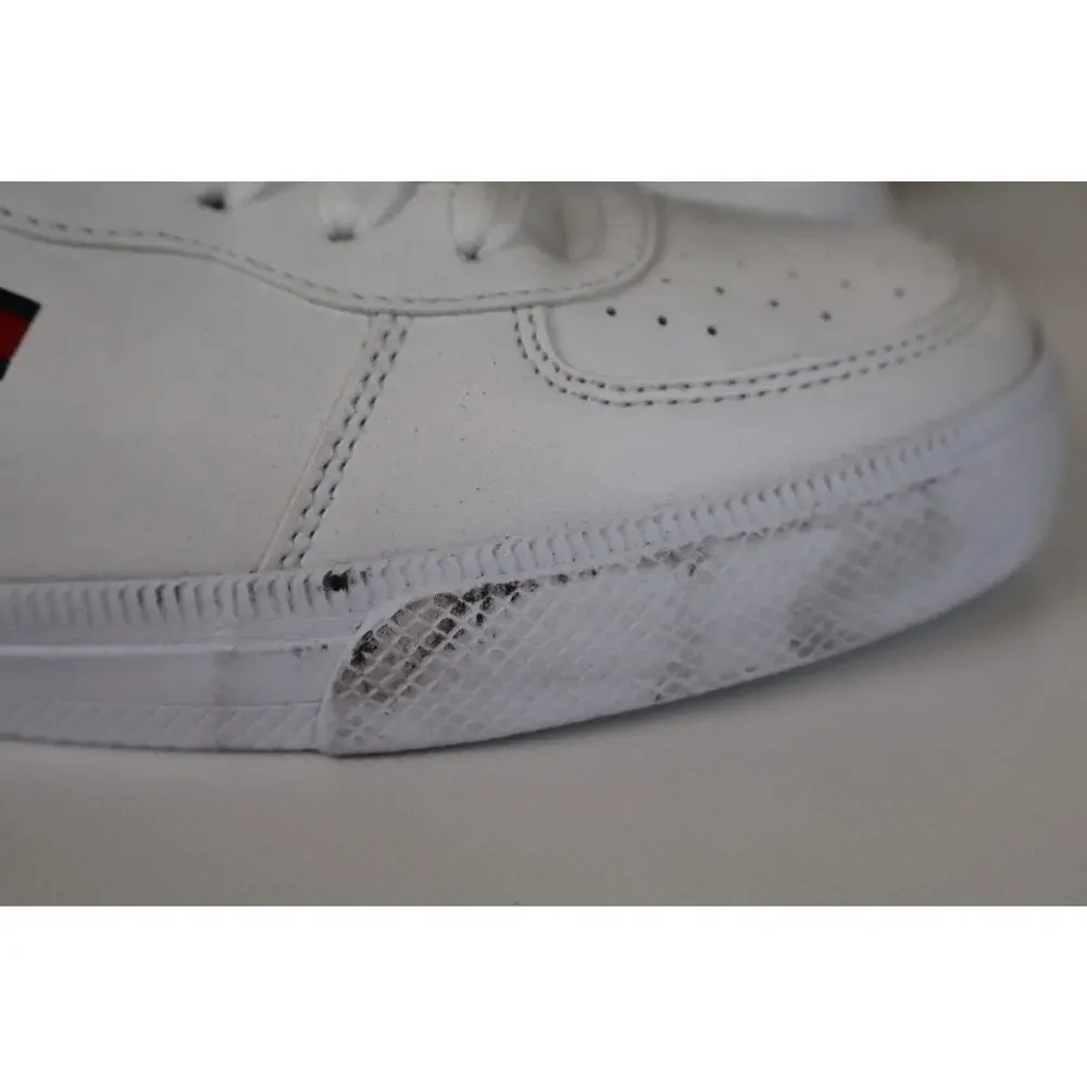 NEW Tommy Hilfiger Lelini Sneakers Women's White Low Top Lace Up Size 9M
